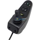 Angled view of the replacement Joystick controller for Journey Zoomer Electric Power Chair shown Journey part 08366