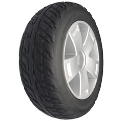 10.75 x 3.6 Rear Drive Wheel Assembly for Pride Victory 10, ES 10, and Sport Scooter with 5 spoke silver rim