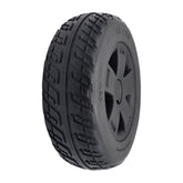 The 11x3.6 black Rear Drive Wheel Assembly for Pride Victory Platinum Electric Scooter. Fits the left or right side rear drive wheels.