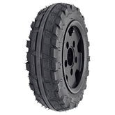 The 13 x 3.50-8 Replacement Wheel Assembly for the Pride Pursuit 2 Electric Scooter comes fully assembled for easy installation. It can be used as either a front caster wheel or rear drive wheel and fits the left or right side.