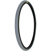 Angled view of the 24 x 1 3/8 in. (37-540) Primo V-Trak Knobby Wheelchair Tire showing offroad knobby C-763 tread