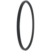 Angled view showing the 24 x 1 in. Urethane Pyramid Wheelchair Tire, Invacare part U2222C