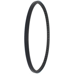 Angled view showing the 24 x 1 in. Urethane Pyramid Wheelchair Tire with Easier to Install Design