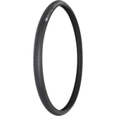 Angled view of 25 x 1 in. (25-559) Schwalbe Marathon Plus Evolution Wheelchair Tire with puncture resistant layer.