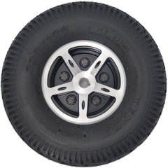 Front view of 4.00-5 (330x100) Drive Wheel for the Merits Vision Super Wheelchair (32600624).