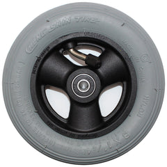 6 x 1 1/4 in. Primo Hollow 3 Spoke electric wheelchair C179 tread caster wheel with pneumatic tire and tube
