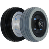 6 x 2 in. Pride Replacement Wheelchair Caster Wheel shown in gray and black