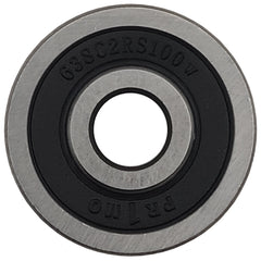 Front view of the 638C2RS100 Primo Precision Wheelchair or Scooter Bearing with extended inner race