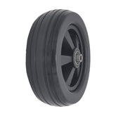This 6 x 2 in. Black Caster Wheel Assembly for Golden Compass and Alante features a five spoke hub and multi ribbed tread for a smooth comfortable ride.