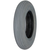 Angled view showing 7 x 1 3/4 inch wheelchair and scooter rib tire with C-179 ribbed tread