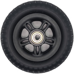 Back view of the 7 x 2 in. (7x60) Front Solid Tire Assembly for Roadster 4 Scooter showing 6201ZZ bearing