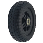 Angled view of the 7 x 2 in. (7x60) Front Solid Tire Assembly for Roadster 4 Scooter