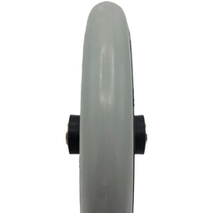 8 x 1 in. Economy 5 Spoke Wheelchair Caster Wheel with 2 1/8 in. Hub - Showing smooth tread.