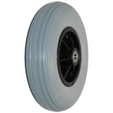 8 x 2 in. (200 x 50) Pride Wheelchair Replacement Caster Wheel with 10 mm Bearings - Angled view shown