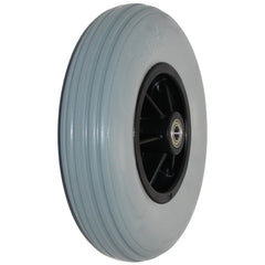8 x 2 in. (200 x 50) Pride Wheelchair Replacement Caster Wheel with 10 mm Bearings - Angled view shown