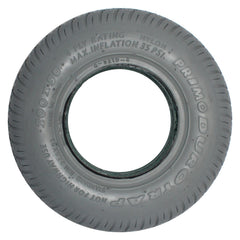 8 x 2 in. (200x50) Primo Durotrap Foam Filled Wheelchair and Scooter Tire scooter tire side view showing C-9210 tread in gray