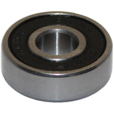 Angled view showing 8 x 22 mm 608RS Precision Wheelchair or Scooter Bearing