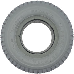Side view of the 9x3.50-4 Foam Filled Wheelchair Tire with C-203G Primo Grande Knobby Tread with Standard Rim 2.65