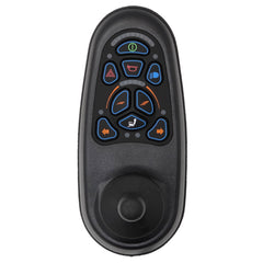 The 9 Key VR2 Joystick Controller for Power Wheelchairs (PG Drives D50871) with display, charger port, speed control, and horn. PG Drives D50871.01 replacement for Pride CTLDC1505.