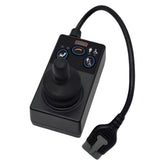 The VR2 Attendant Joystick Controller for Power Wheelchairs (PG Drives D50872) provides precise power chair control for attendants. PG Drives Technology D50872.01
