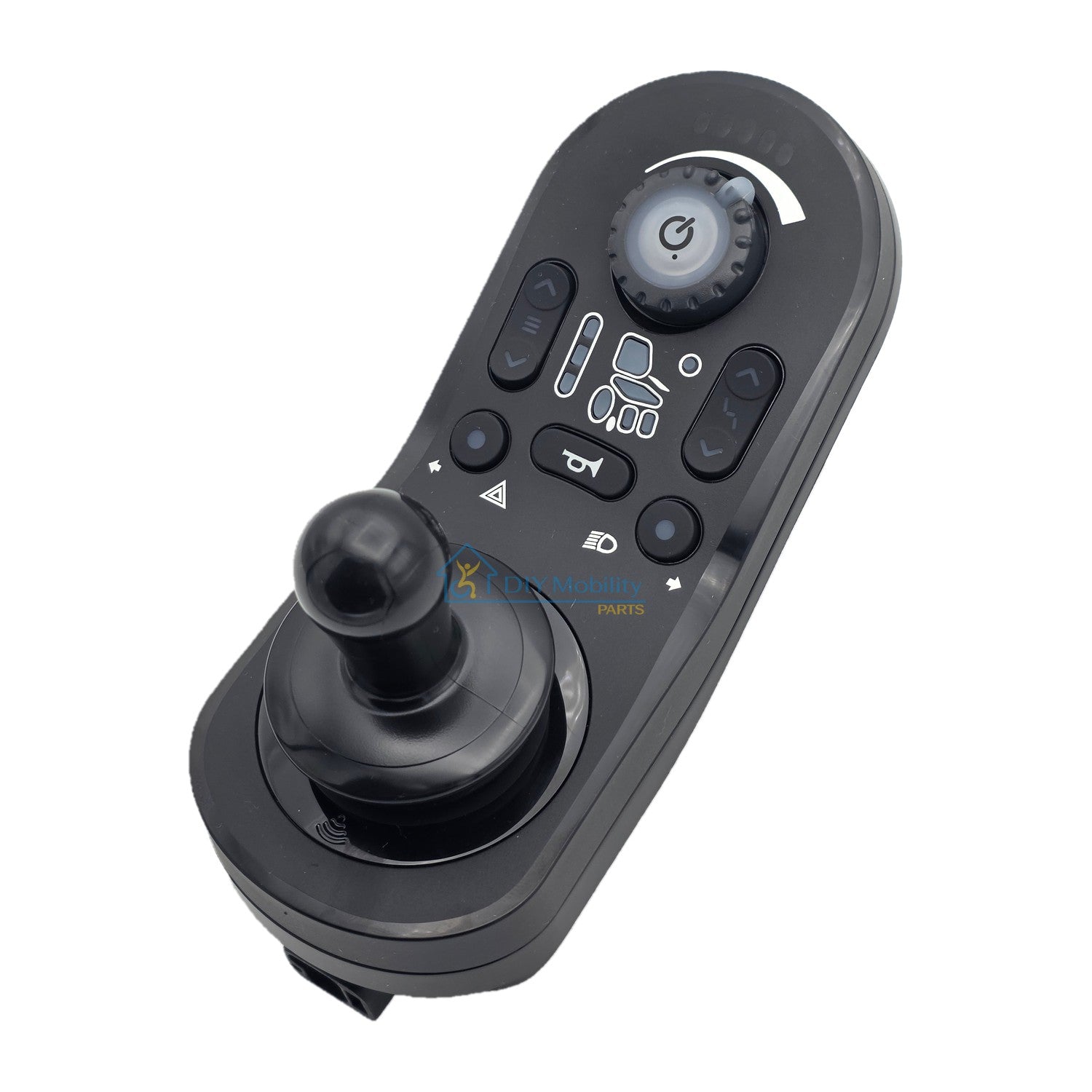 The replacement Dynamic LiNX RM +Lights +LTD Seat Joystick For Power Wheelchairs. Easily replace your unresponsive, damaged, or worn-out controller. Dynamic DLX-REM215-A