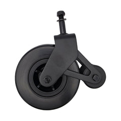 Side view of the Replacement 6 x 2 front caster wheel fork assembly for Pride Go Chair Med