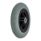 Angled view of the Front Caster Wheel for Journey Zinger Folding Power Chair