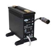 Angled view of the Invacare 8 Amp Battery Charger with XLR Connector Plug for Power Wheelchair and Scooters by Winsunny number 1123249