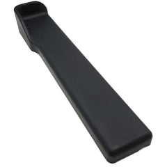 Close up view of the 17" x 3" Invacare Full Length Wheelchair Armrest Pad with Elbow Stop for right side