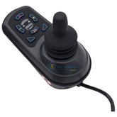 Angled view shown of the replacement Joystick for Journey Air Elite Electric Power Chair number DZWN2435-BWL
