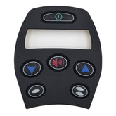Replacement Keypad Overlay for 6 Key Q-Logic NE+ Power Wheelchair Joystick