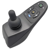 Angled view of the MK5 SPJ+ Shark Joystick for Invacare Power Chairs number 1127291