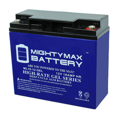 12v (18 Ah) GEL Powerchair and Scooter Battery number ML18-12GEL