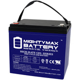 22NF (55 Ah) 12v GEL Powerchair and Scooter Battery number ML55-12GEL