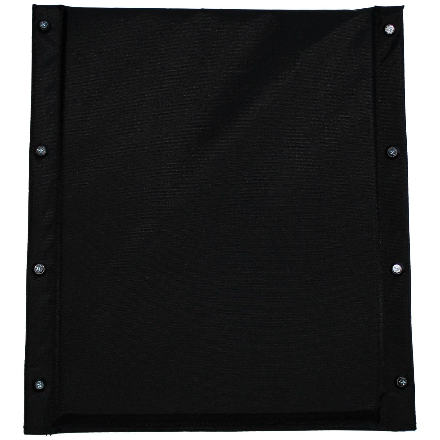 Front view of Nylon Seat Back Upholstery for Invacare and Compatible Wheelchairs (18 Inch) in black