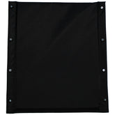 Front view of Nylon Seat Back Upholstery for Invacare and Compatible Wheelchairs (18 Inch) in black