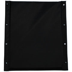 Front view of Nylon Seat Back Upholstery for Invacare and Compatible Wheelchairs (18 Inch) in black