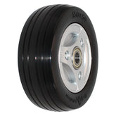 The replacement 6 x 2 in. (150 x 50) Permobil M300 and Permobil M400 Power Wheelchair Caster Wheel with Black Tire (Compare to Permobil Part 1830675) features a flat free multi-rib tire in black.