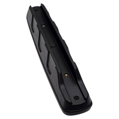 Angled view of The Pride Armrest Pad for Jazzy and Baja Wheelchairs (14 Inch) features generous black foam padding for added comfort. MEC1803050
