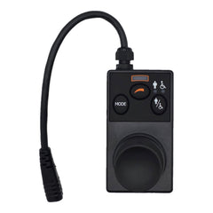 Top view of the Replacement R-Net Attendant Joystick Remote for Permobil Power Wheelchairs PG Drives Technology D50882.03.