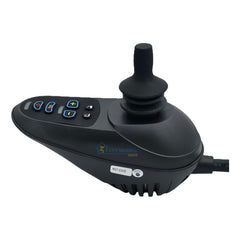 Side view of the Replacement joystick controller for the Majestic IQ-7000 Classic Autofolding Electric Wheelchair. Model X2435B 35A