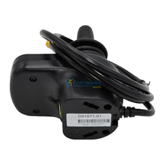 Bottom view of the Replacement 4 Key Joystick Controller for Power Wheelchairs PG Drives D51571.01. Easily replace your unresponsive, damaged, or worn-out controller.