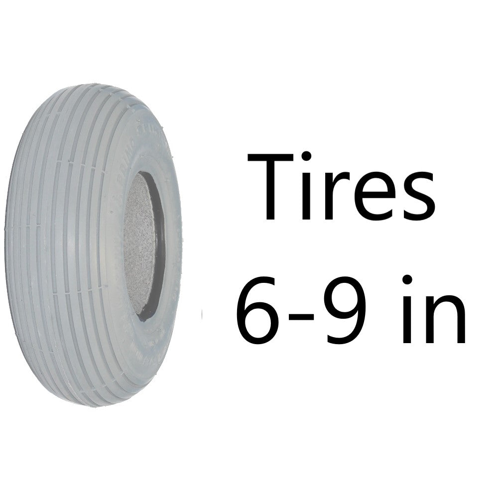 Wheelchair & Scooter Tires - 6 to 9 in. – DIY Mobility Parts