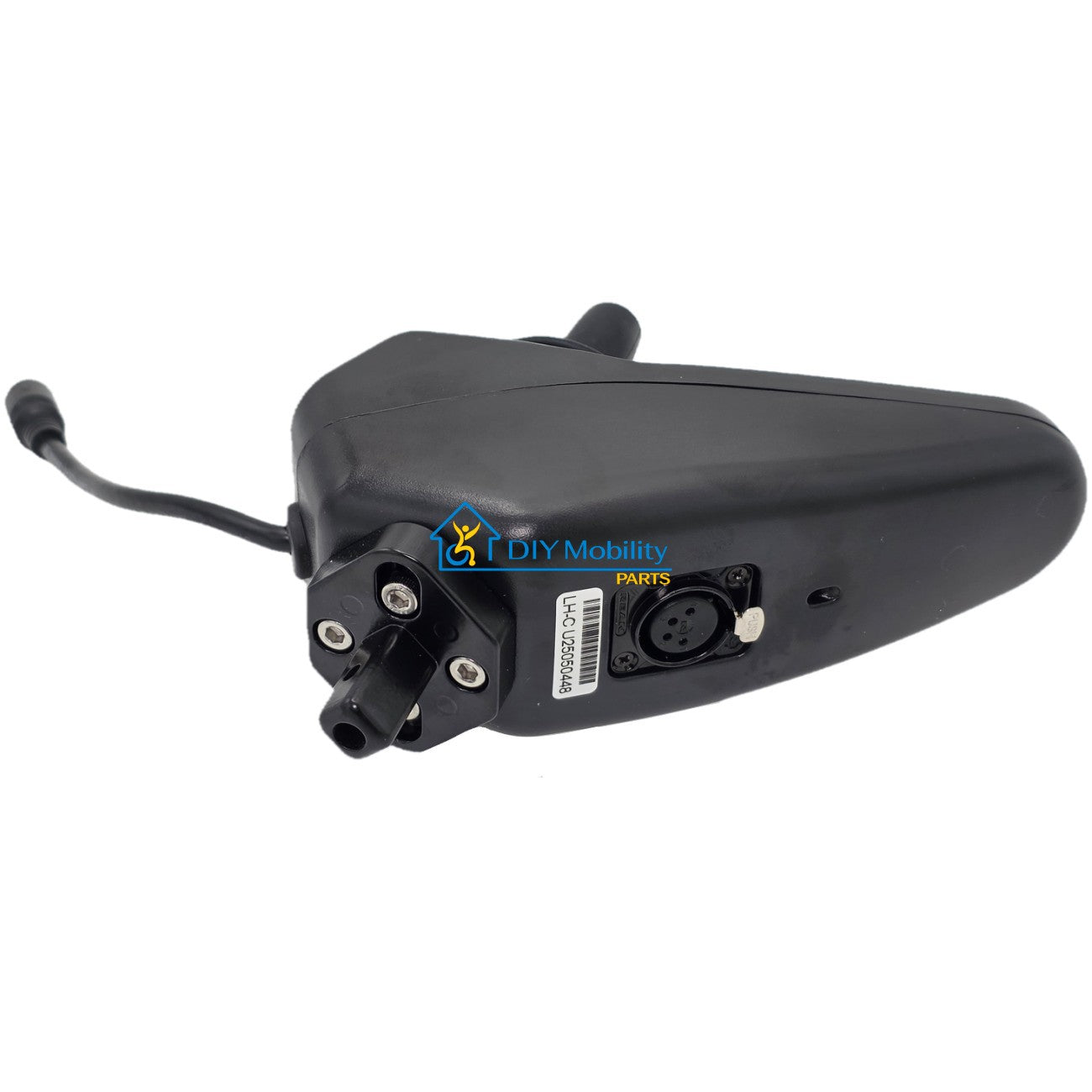 Bottom view of the replacement Joystick controller for Journey Zoomer Electric Power Chair showing mount and charging port