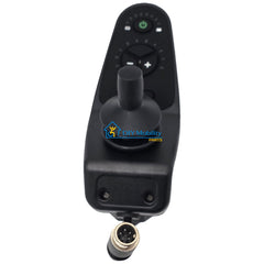 Angled view of the replacement Joystick controller for Journey Zoomer Electric Power Chair showing bus connector