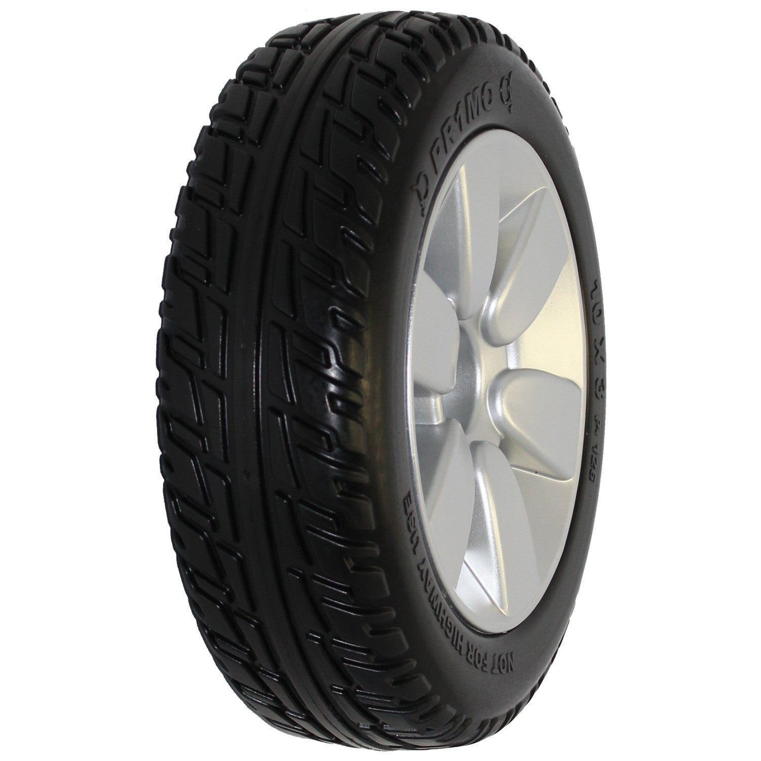 The 10 x 3 in. Primo Drive Wheel For The Jazzy Select and Select 6 features a black flat free tire and it's one piece design make it easy to install.