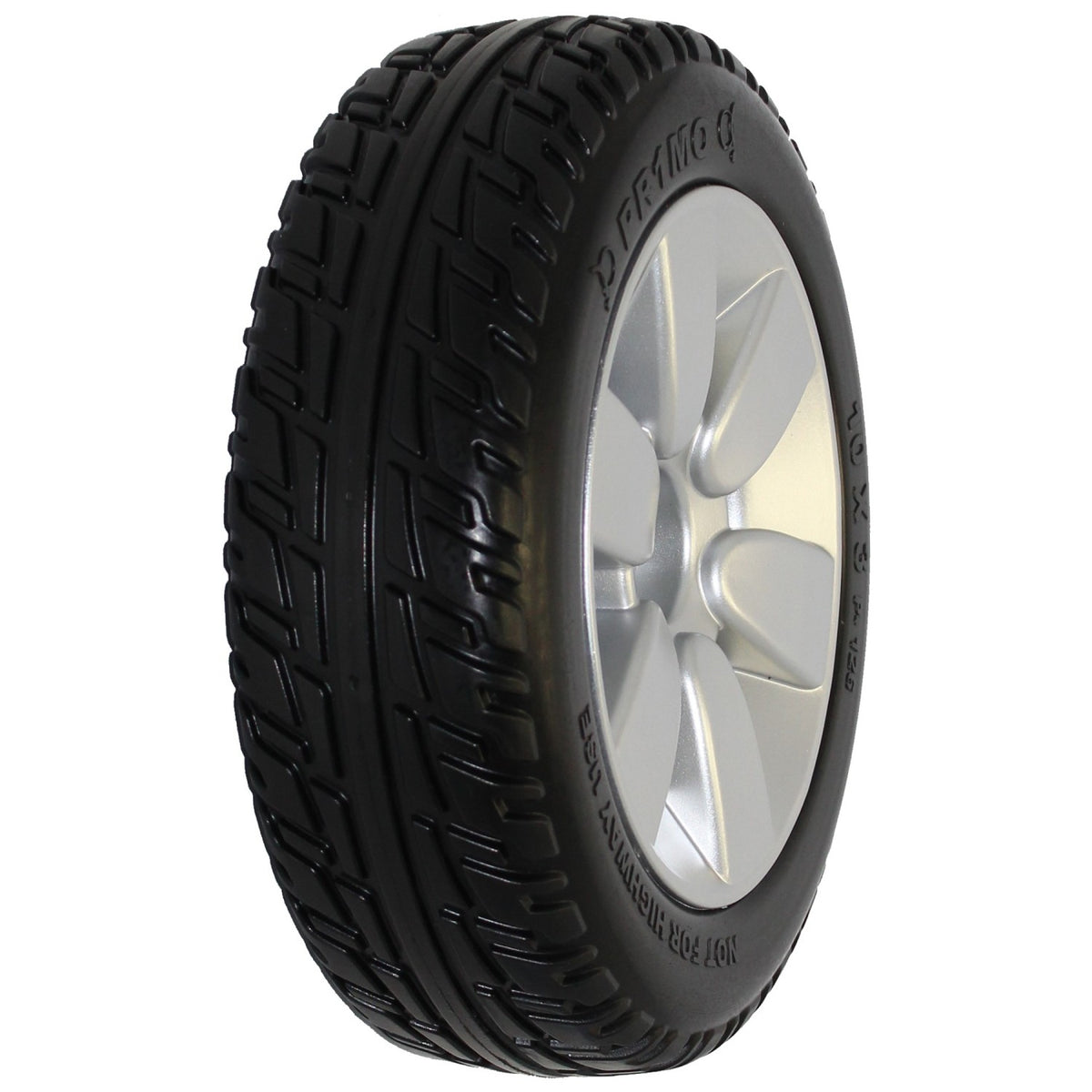 The 10 x 3 in. Primo Drive Wheel For The Jazzy Select and Select 6 features a black flat free tire and it's one piece design make it easy to install.