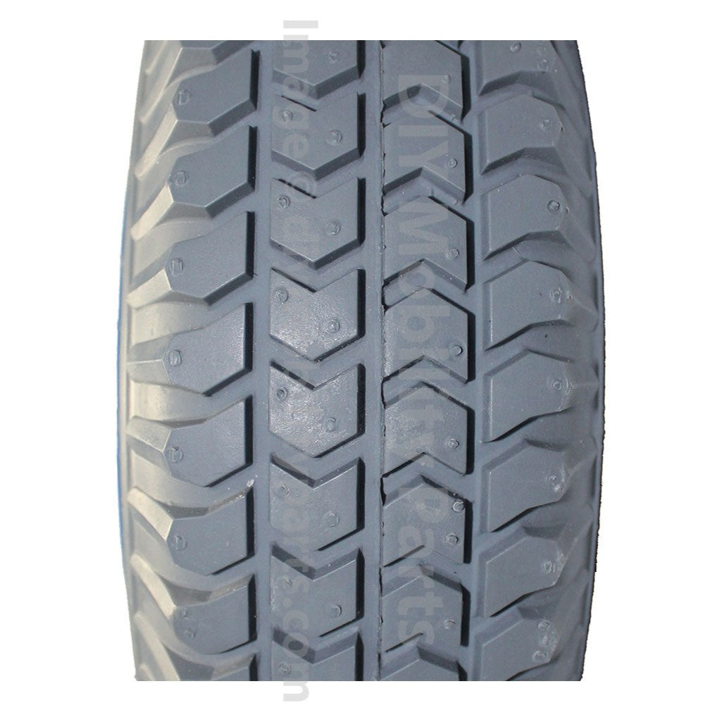 10 x 3 in. (3.00-4) Primo Powertrax Foam Filled Wheelchair and Scooter Tire - close up of C-248G tread