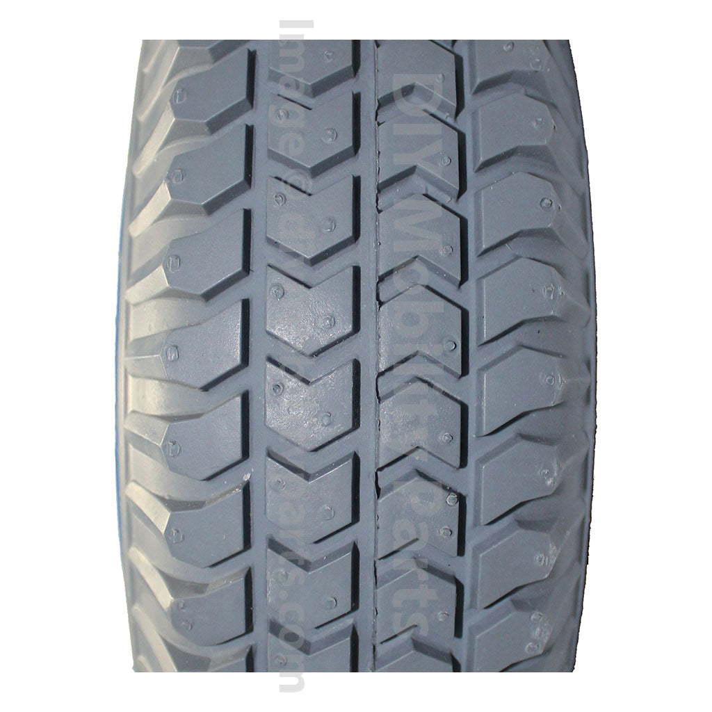 10 x 3 in. (3.00-4) Primo Powertrax Foam Filled Wheelchair and Scooter Tire - close up of C-248G tread