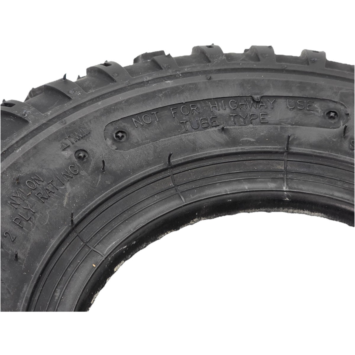 The 145/70-6 Tube Type Knobby Wheelchair / Scooter Tire for not for highway use tube type nylon tire